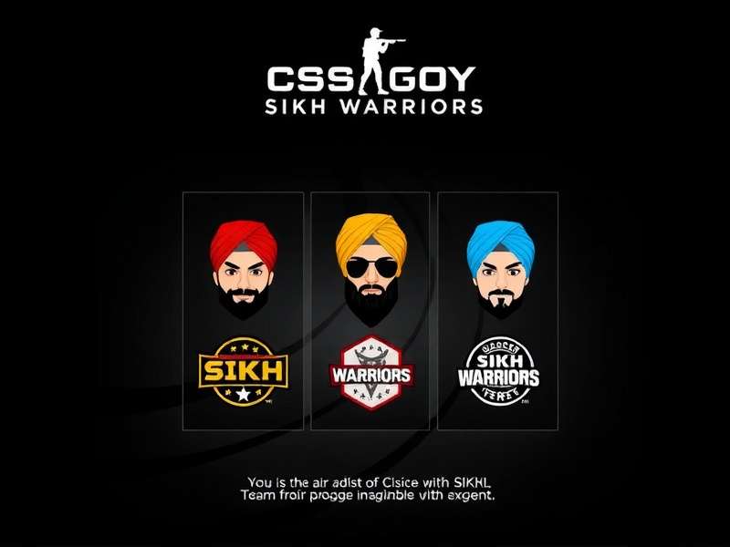 CSGO Sikh Warriors Team Photo
